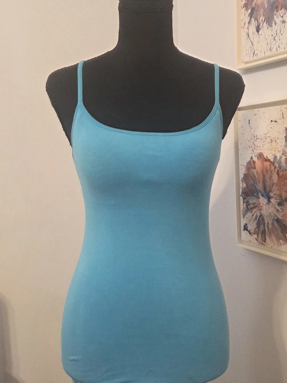 Uniqlo- Women’s Light Blue Slim Fit Camisole Tank Top